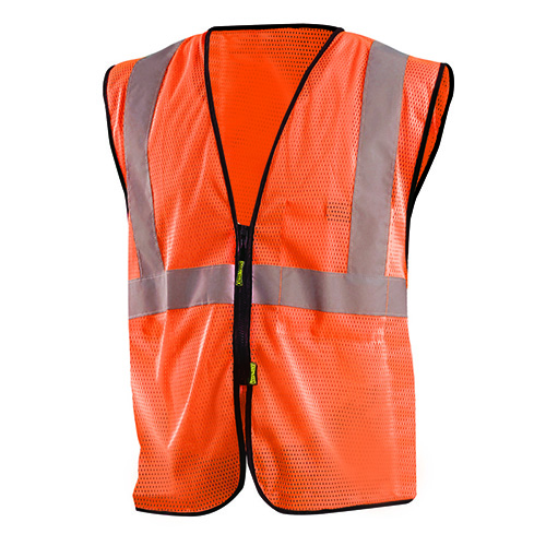 OccuNomix High Visibility Standard Zipper Safety Vest