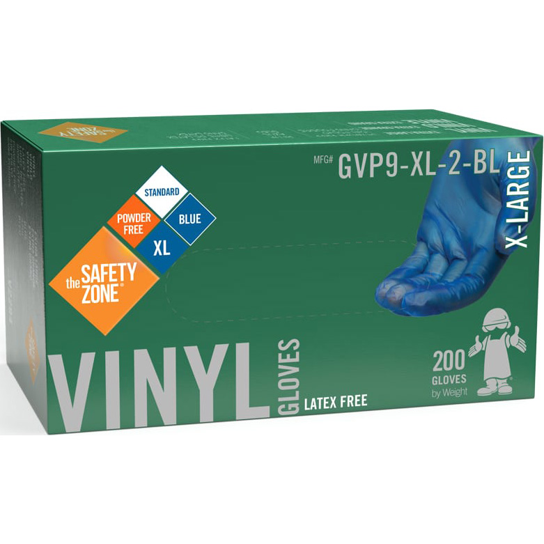 The Safety Zone Vinyl Gloves