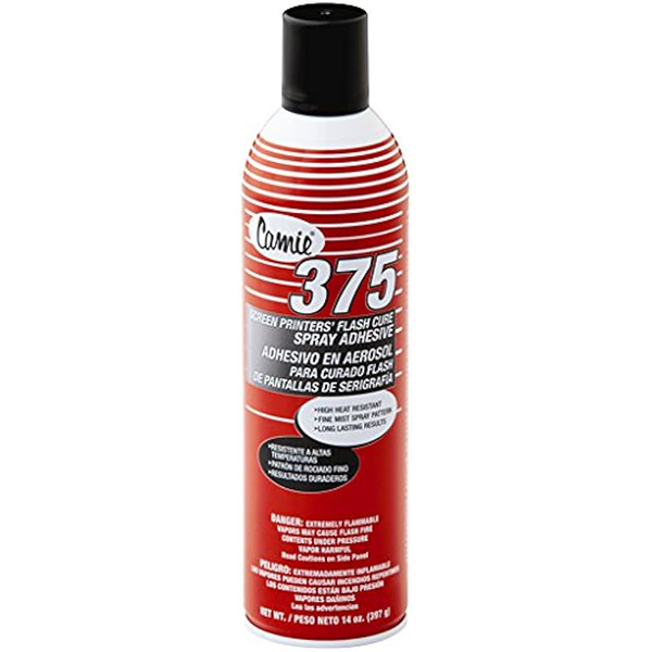 Camie 375 Screen Printers' Flash Cure Spray Adhesive