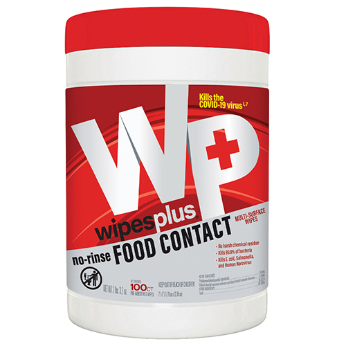 WipesPlus Food Contact Sanitizing Wipes