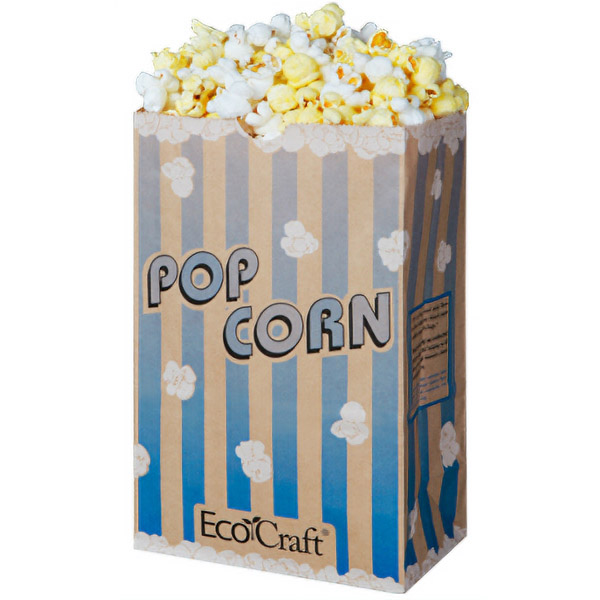 Bagcraft EcoCraft® Grease-Resistant Popcorn Bags