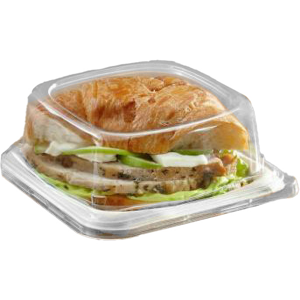 Sabert Square Sandwich Container Dome Lid