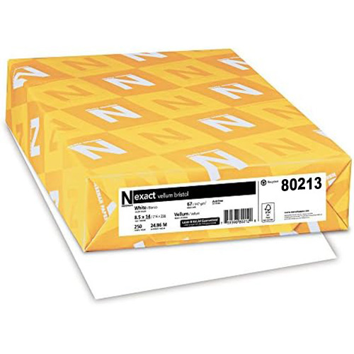 Neenah Paper Exact® Vellum Bristol Card Stock Paper