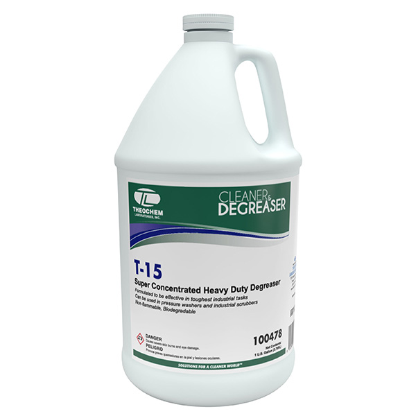 Theochem Laboratories T-15 Super Concentrated Heavy Duty Degreaser