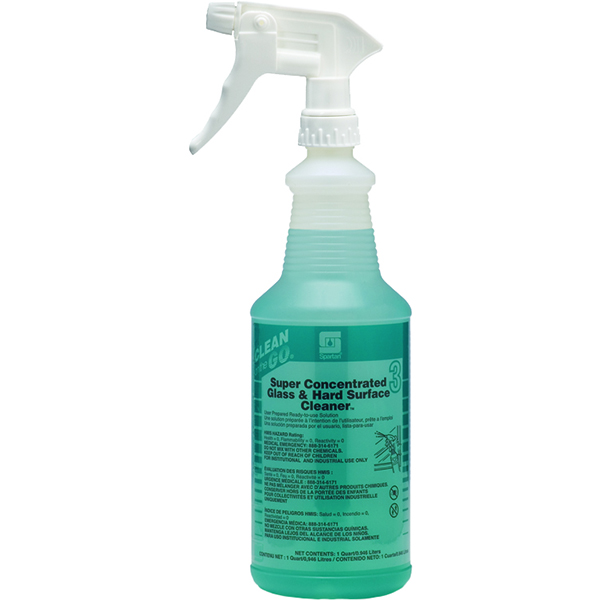 Spartan Clean On The Go Super Concentrated Glass & Hard Surface Cleaner Bottle