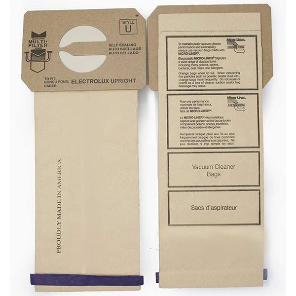 Electrolux® Upright Style U Paper Vacuum Bags