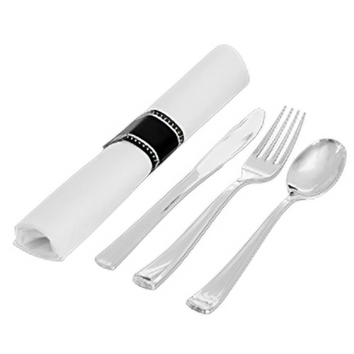 Fineline Silver Secrets Rolled Cutlery Kit