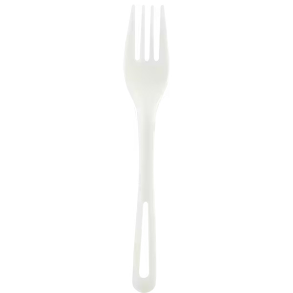 World Centric Compostable Fork with Ribbing