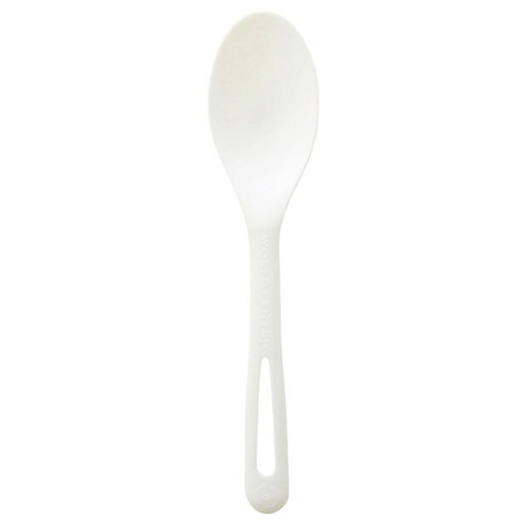 World Centric Compostable Spoon with Ribbing