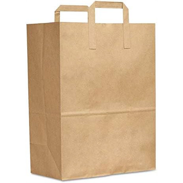 1/7 Barrel Grocery Bag with Flat Handle