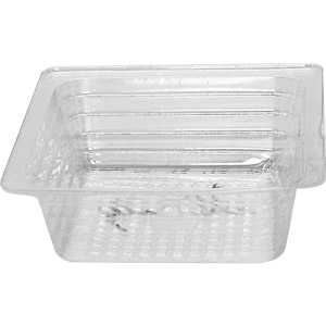 WNA par Pak Atrium 12.5 Mil Ops Plastic Rectangle Tray Lid for 3 Compartment Nacho Tray Food Container, Clear | 300/Case