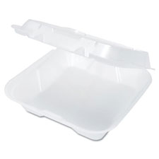 Foam Hinged Food Container